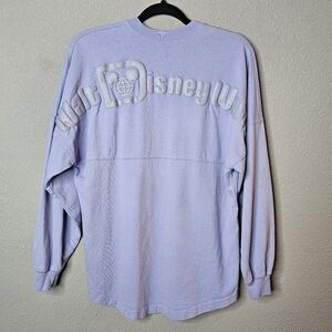 Walt Disney World Spirit Jersey‎ Womens Size XS Lavender Purple Puff 3D Letters